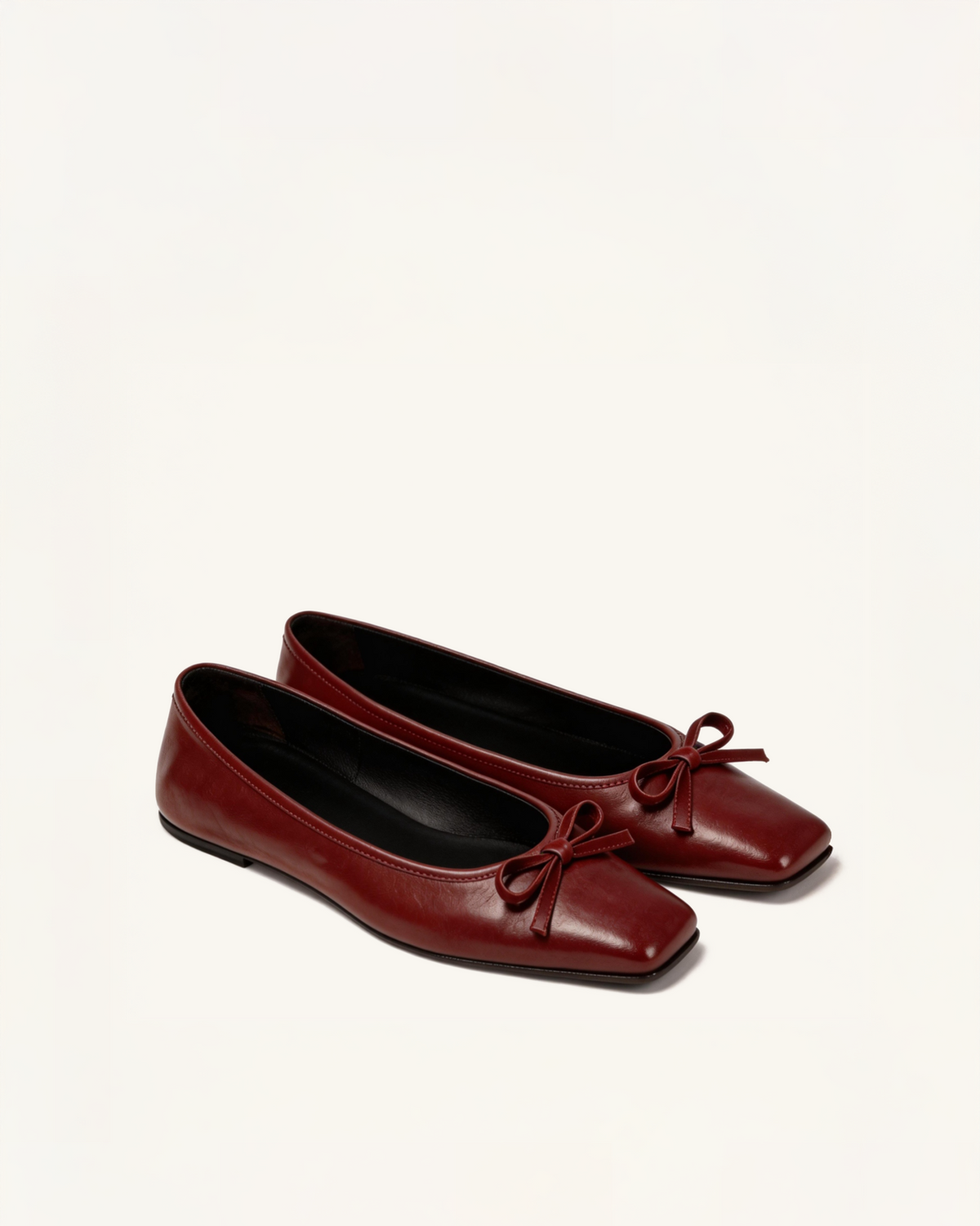 Clara Bow Flats – Burgundy